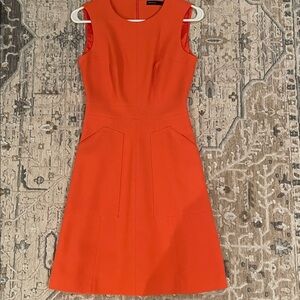 Coral Sleeveless Dress. Super elegant.